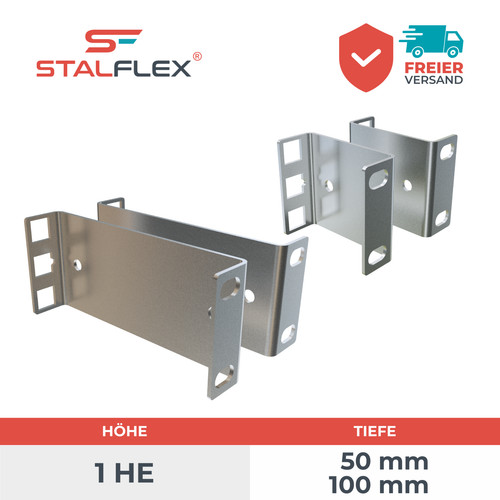 Rack tiefenadapter 1u - tiefenadapter,